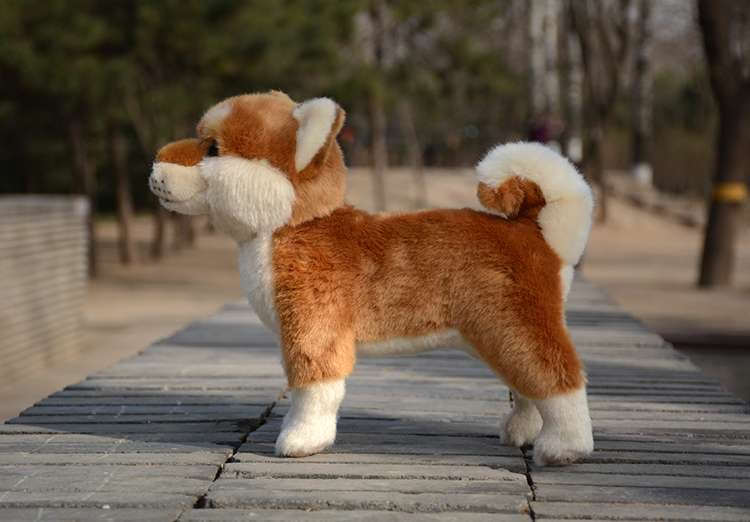 犬 ぬいぐるみ もふもふ柴犬の癒やしぬいぐるみ