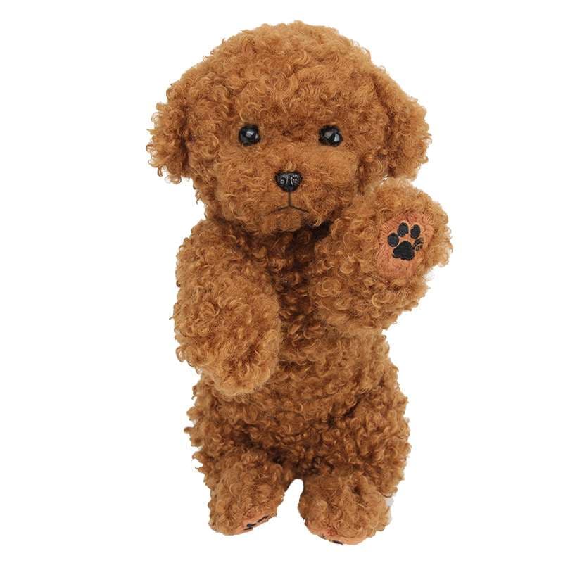 犬 ぬいぐるみ もこもこ トイプードル ぬいぐるみ