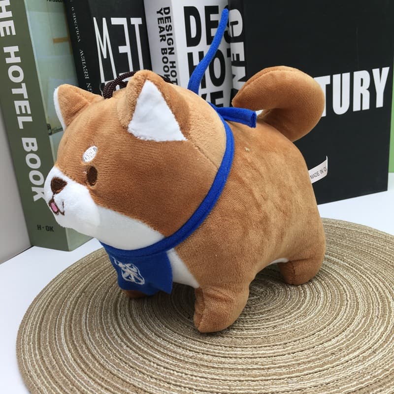 犬 ぬいぐるみ もちもち豆柴ぬいぐるみ 癒し系バンダナ付き