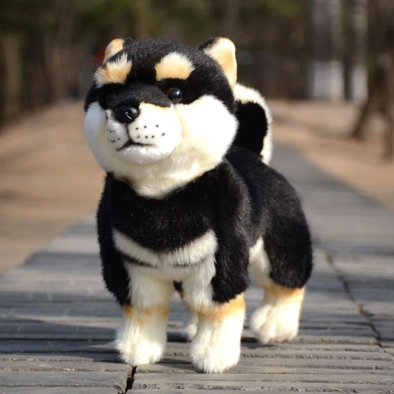 犬 ぬいぐるみ もふもふ柴犬の癒やしぬいぐるみ