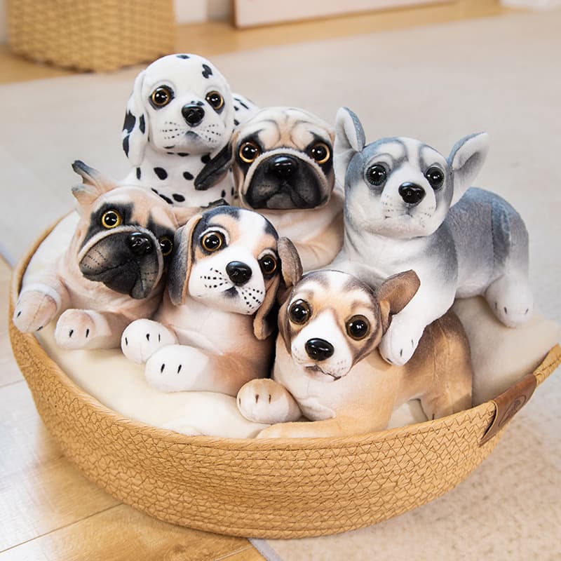 犬 ぬいぐるみ 愛らしい仲間たち ペット抱き枕コレクション