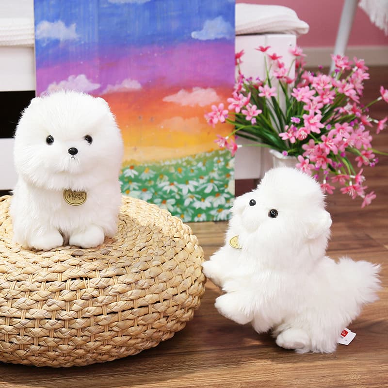 犬 ぬいぐるみ もふもふトイプードル ベイビー ぬいぐるみ