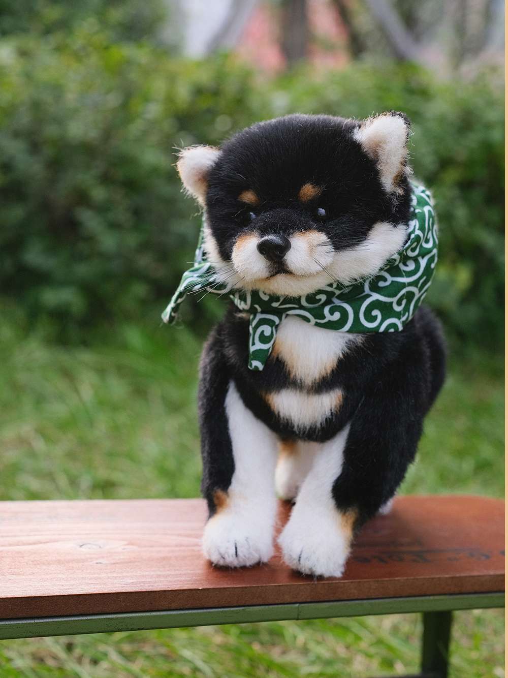 犬 ぬいぐるみ お散歩バンダナ柴犬ぬいぐるみ