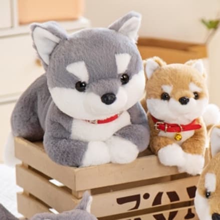 もふもふ秋田犬 ぬいぐるみ ファミリー