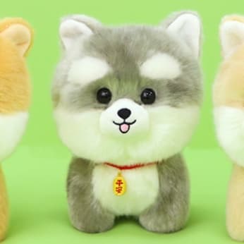 犬 ぬいぐるみ もちもち秋田犬ぬいぐるみ