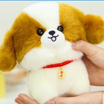犬 ぬいぐるみ もちもち秋田犬ぬいぐるみ