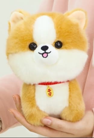 犬 ぬいぐるみ もちもち秋田犬ぬいぐるみ