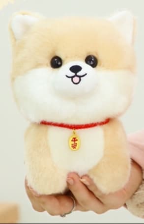 犬 ぬいぐるみ もちもち秋田犬ぬいぐるみ