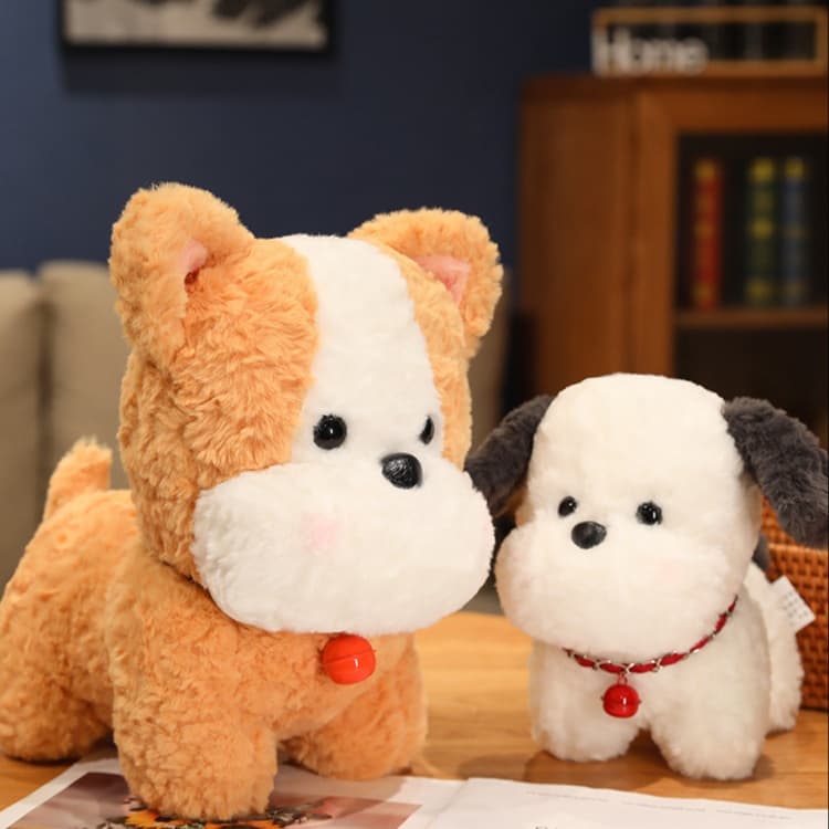 犬 ぬいぐるみ もふもふシュナウザーお座りぬいぐるみ