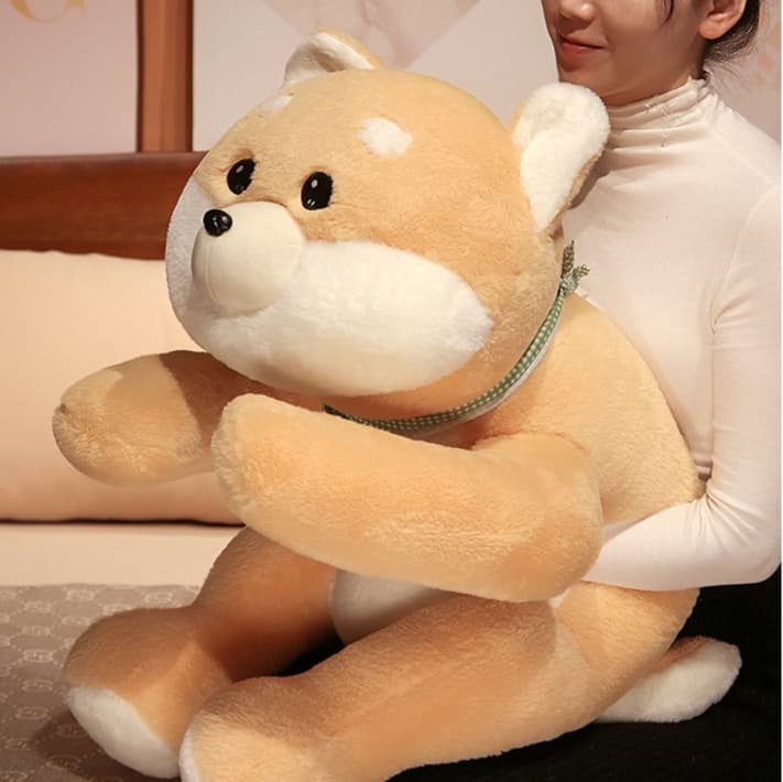 犬 ぬいぐるみ もちもち抱き心地の秋田犬ぬいぐるみ