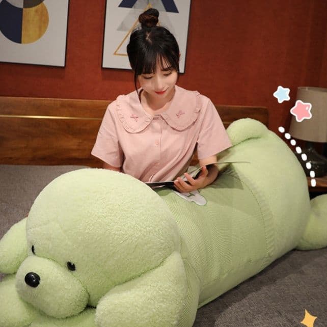 犬 ぬいぐるみ もふもふトイプードル抱き枕