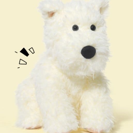 犬 ぬいぐるみ もふもふ癒しのシュナウザー君
