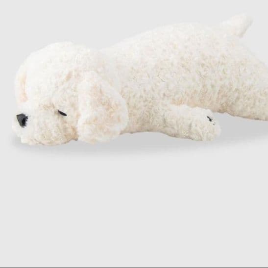 犬 ぬいぐるみ おやすみトイプードル 添い寝ぬいぐるみ