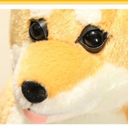  もちもち柴犬座りポーズ大型ぬいぐるみ