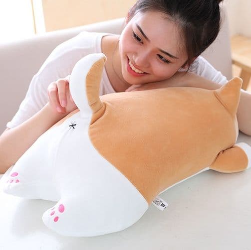 犬 ぬいぐるみ ころんと寝そべり柴犬ぬいぐるみ抱き枕