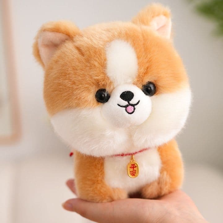 犬 ぬいぐるみ 小さなおすわり豆柴犬ぬいぐるみ