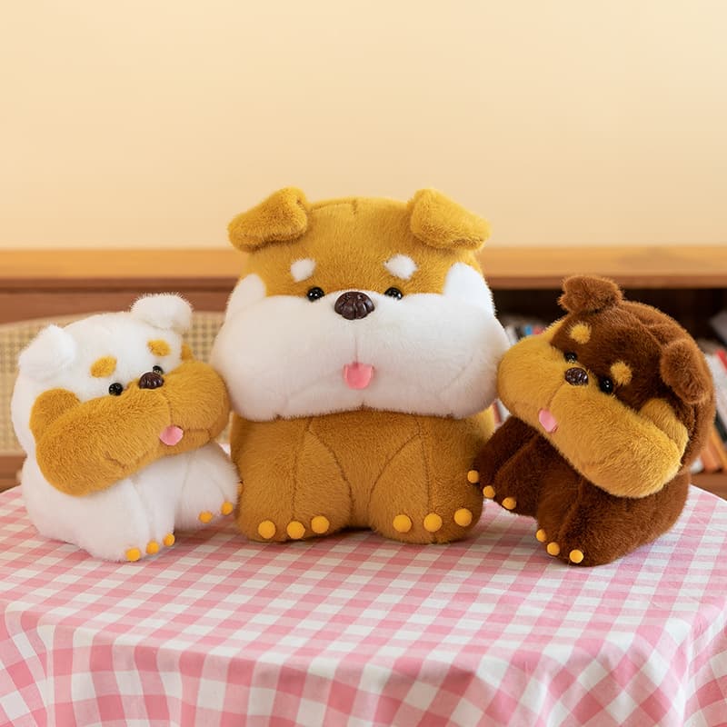 もちもち秋田犬 ぬいぐるみ 癒しの仲間たち