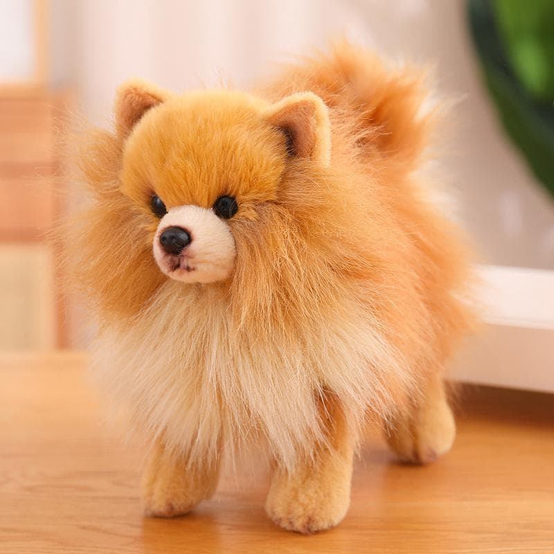 犬 ぬいぐるみ ふわもこポメラニアン抱き枕