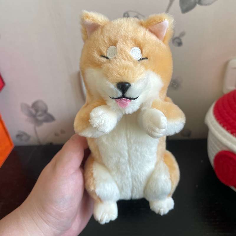 犬 ぬいぐるみ もちもち笑顔の柴犬ぬいぐるみ
