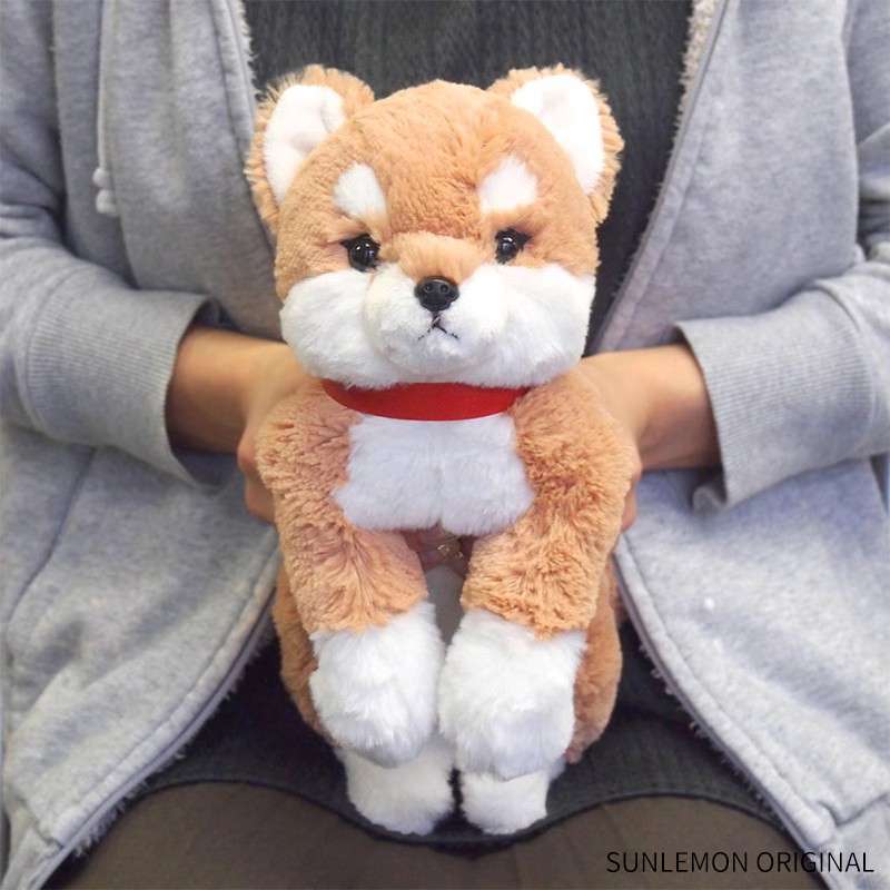 犬 ぬいぐるみ もちふわ抱っこ柴犬ぬいぐるみ