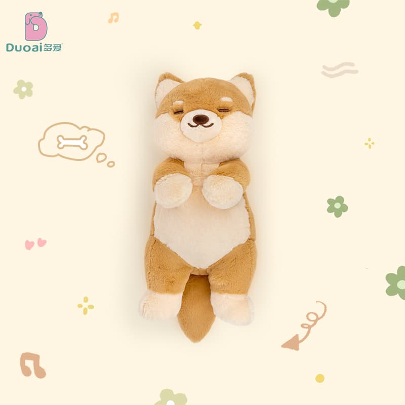 犬 ぬいぐるみ おやすみポーズ 柴犬ぬいぐるみ もちもち抱き枕