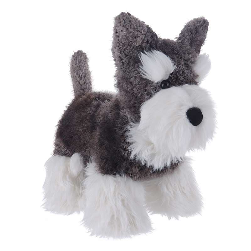 犬 ぬいぐるみ もふもふシュナウザーぬいぐるみ
