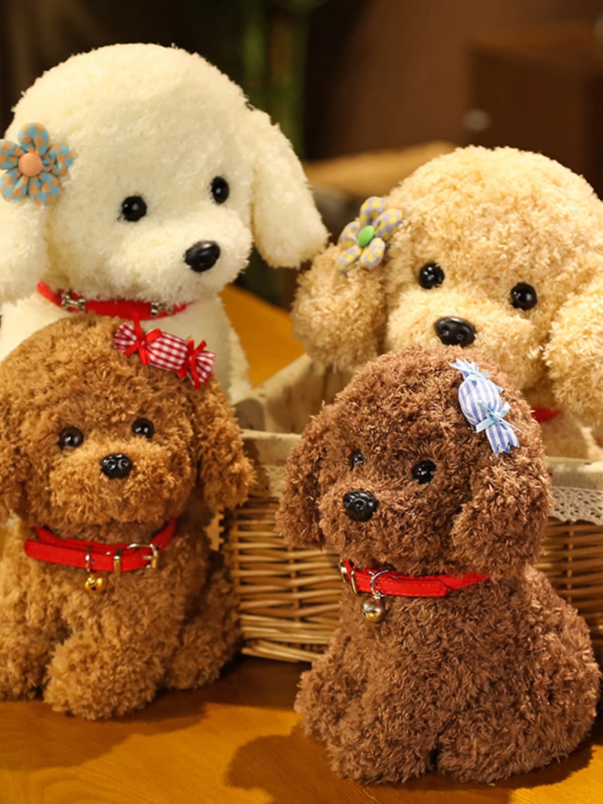 犬 ぬいぐるみ 犬 ぬいぐるみ もふもふトイプードルファミリー