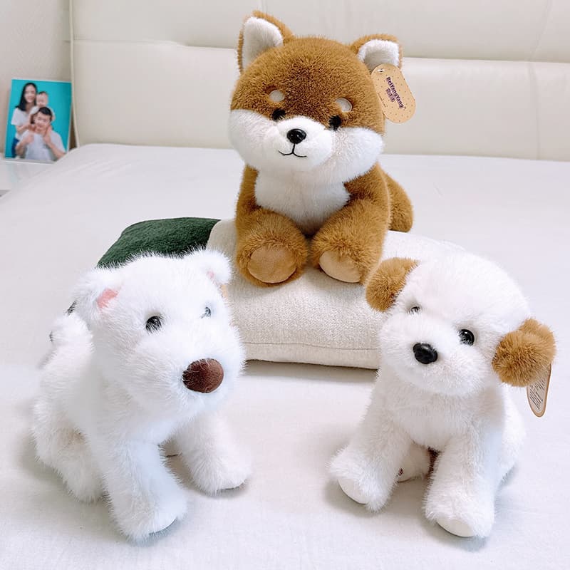 犬 ぬいぐるみ 犬 ぬいぐるみ もふもふ仲良し秋田犬ぬいぐるみセット