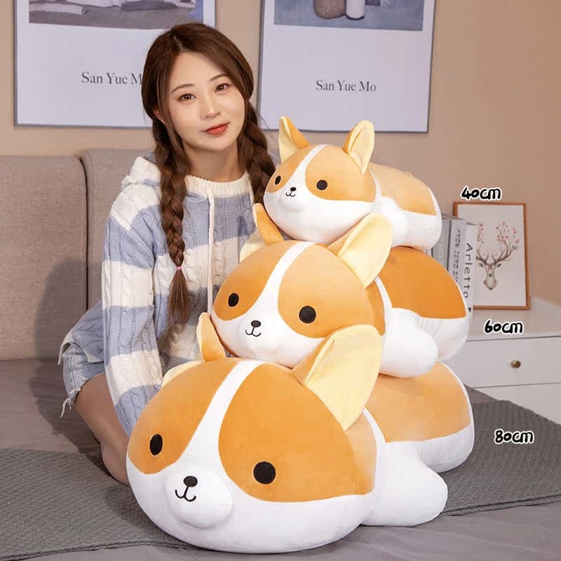 犬 ぬいぐるみ もちもち添い寝柴犬ぬいぐるみ