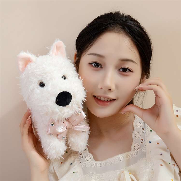 犬 ぬいぐるみ もこふわシュナウザー携帯ストラップ