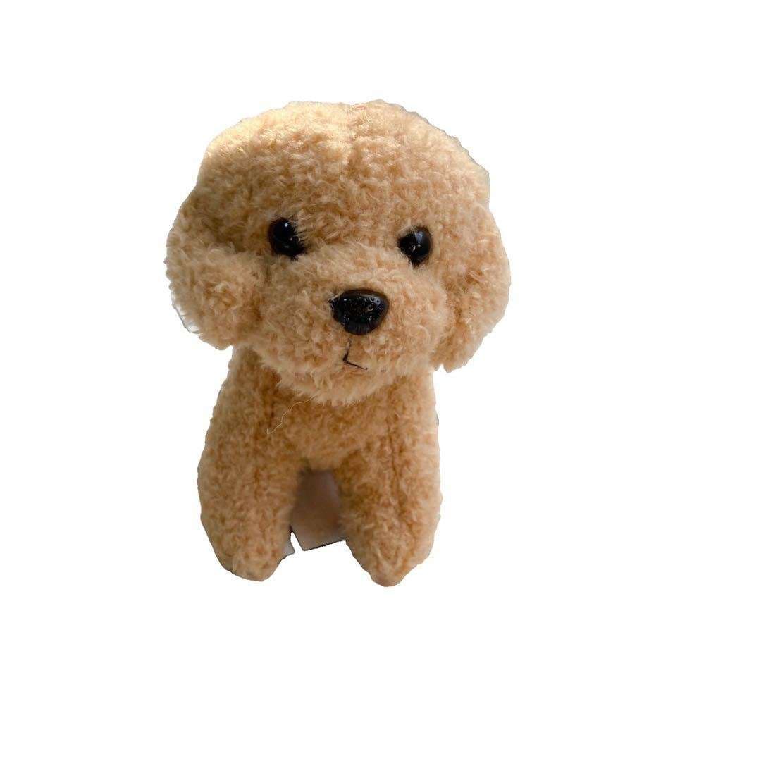 犬 ぬいぐるみ プレミアムふわもこトイプードルキーホルダー