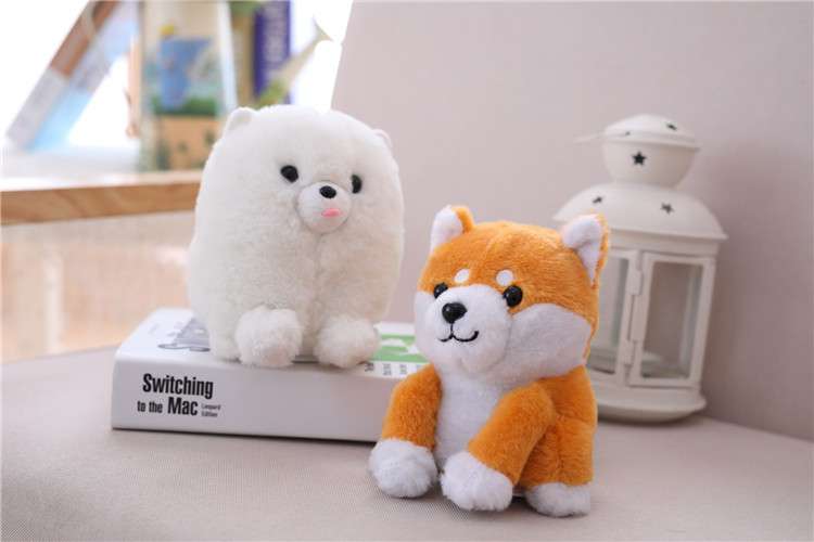 犬 ぬいぐるみ もふもふ柴犬とポメラニアン ぬいぐるみ