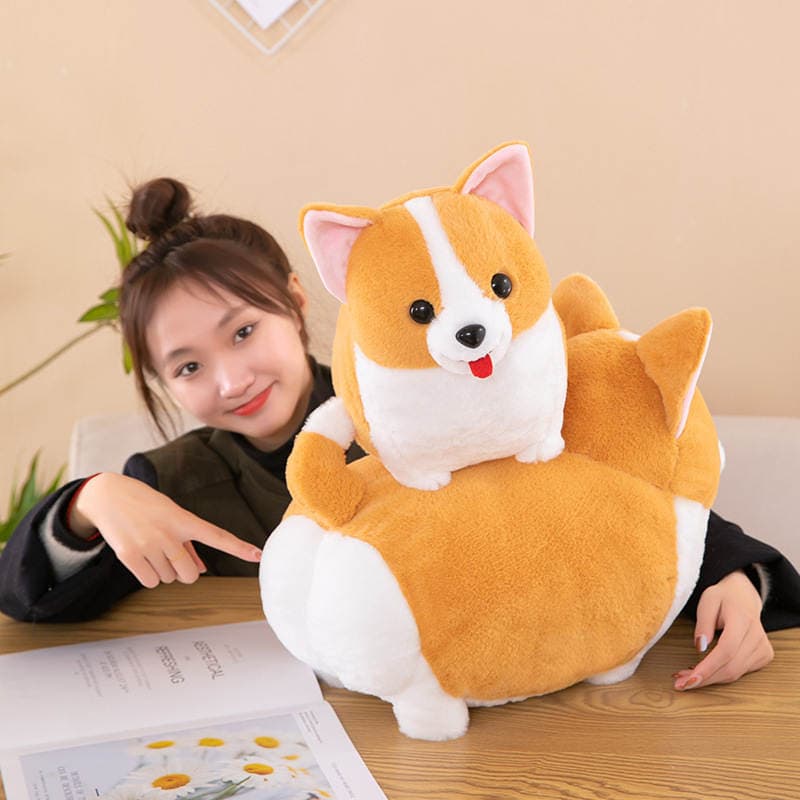 犬 ぬいぐるみ 犬 ぬいぐるみ にっこり笑顔のコギーぬいぐるみ