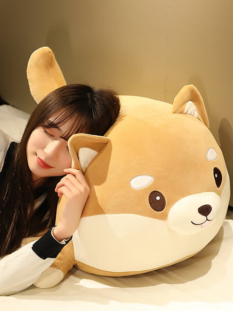 犬 ぬいぐるみ もちもち柴犬 抱き枕 ぬいぐるみ