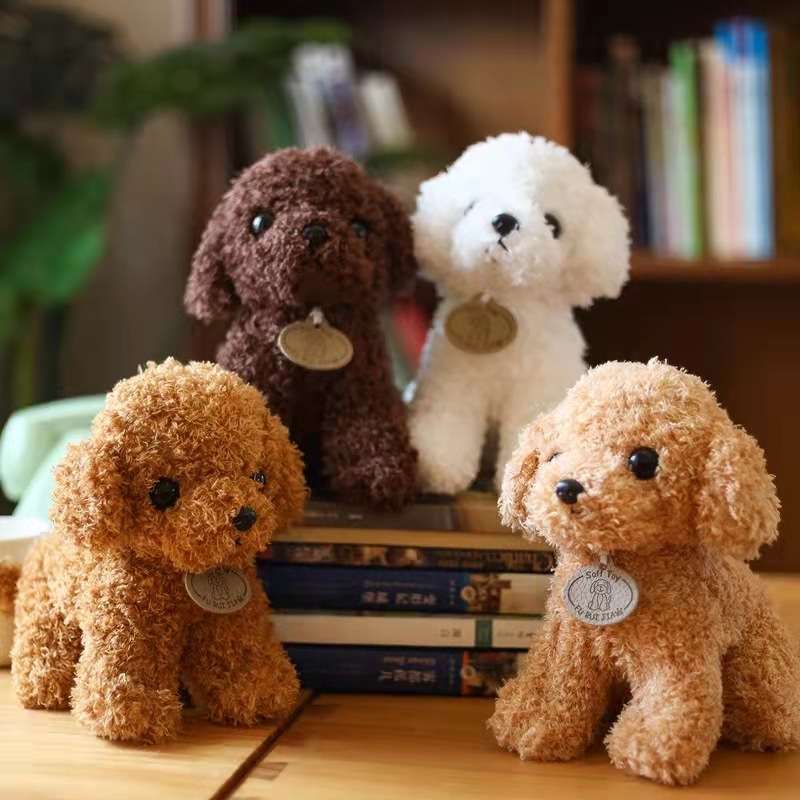 犬 ぬいぐるみ もふもふトイプードル 癒しのぬいぐるみ