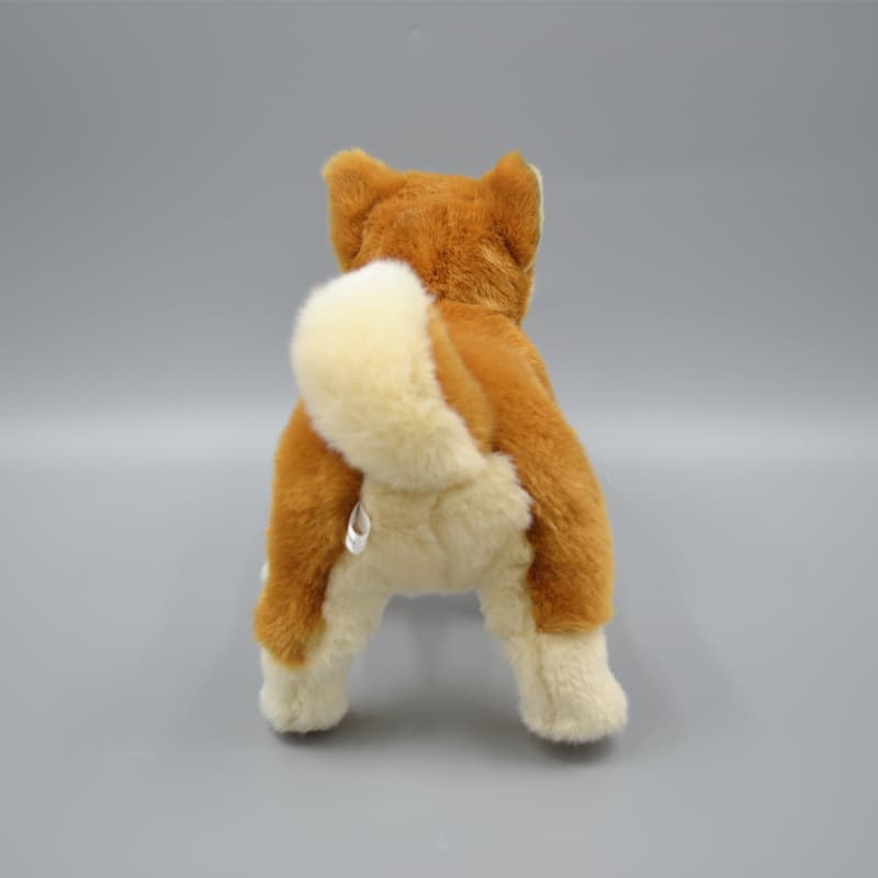 犬 ぬいぐるみ もふもふ忠犬 まめしば