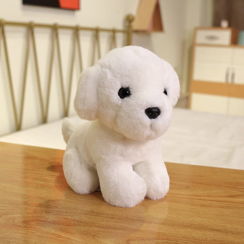 犬 ぬいぐるみ ふわもこトイプードル おすわりぬいぐるみ