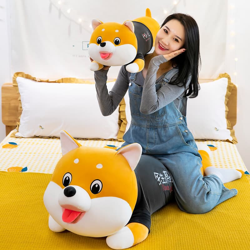 犬 ぬいぐるみ もちもち抱き枕 柴犬ぬいぐるみ