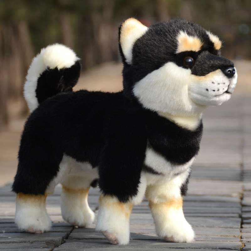 犬 ぬいぐるみ もふもふ柴犬の癒やしぬいぐるみ