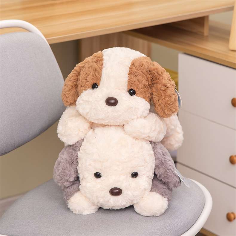 犬 ぬいぐるみ もふもふ トイプードル 抱きぐるみ