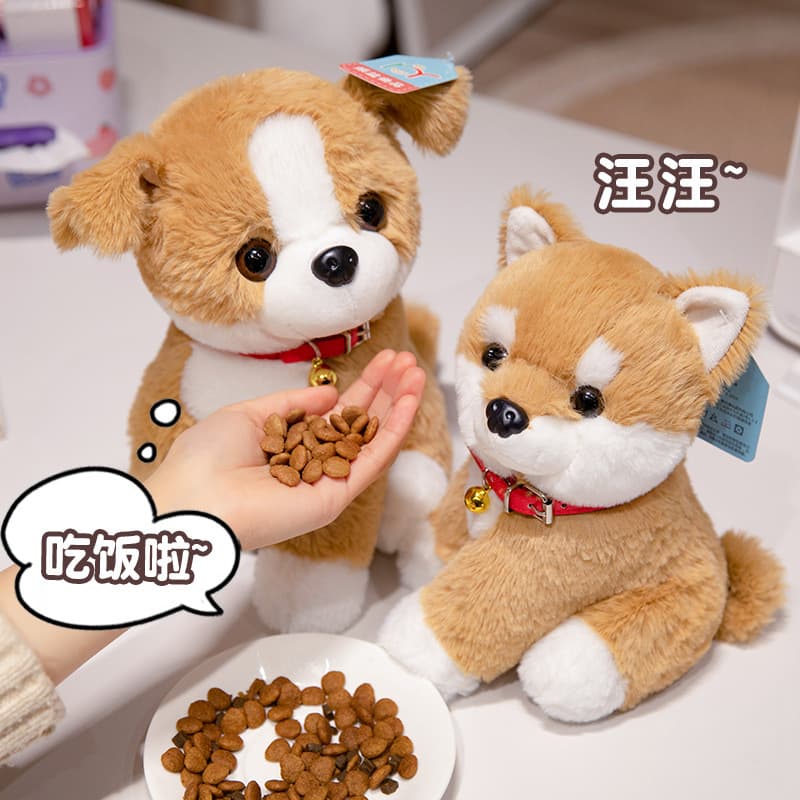 犬 ぬいぐるみ もふもふ仲良し子犬ぬいぐるみセット
