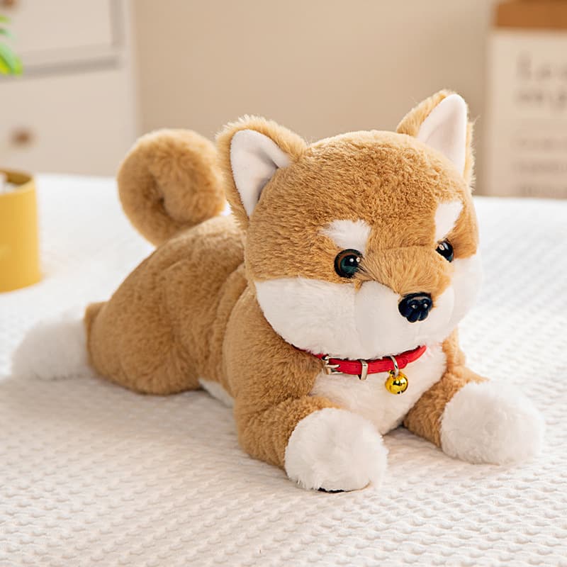 犬 ぬいぐるみ もちもちまんまる柴犬ぬいぐるみ