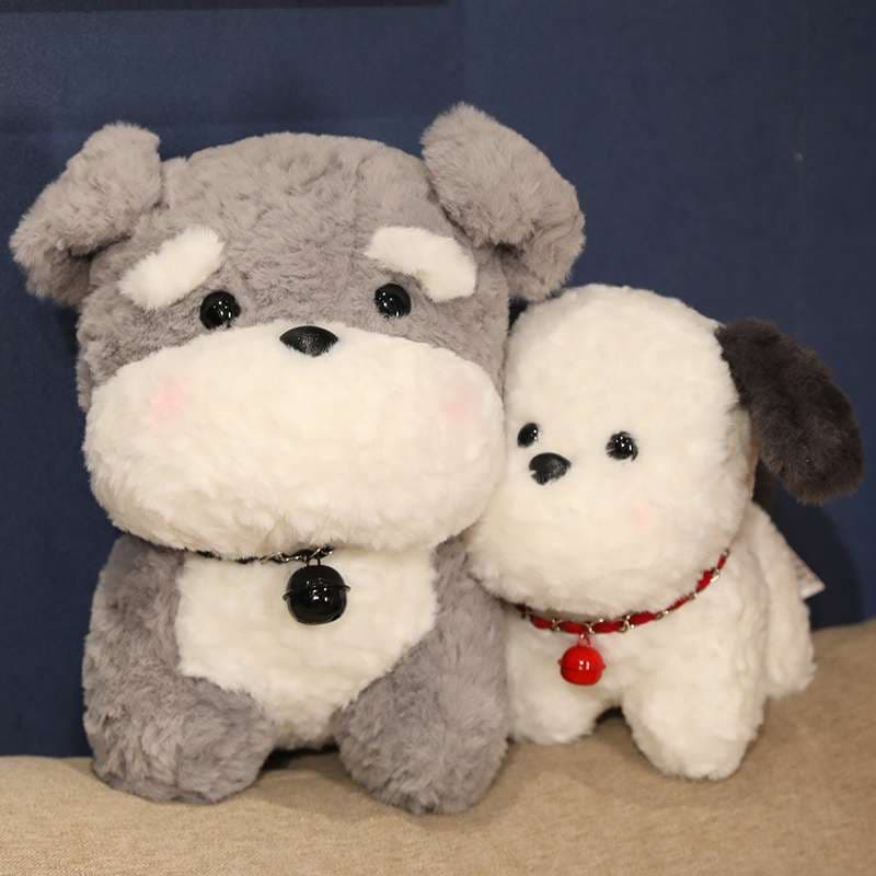 犬 ぬいぐるみ もふもふ仲良しペアぬいぐるみ