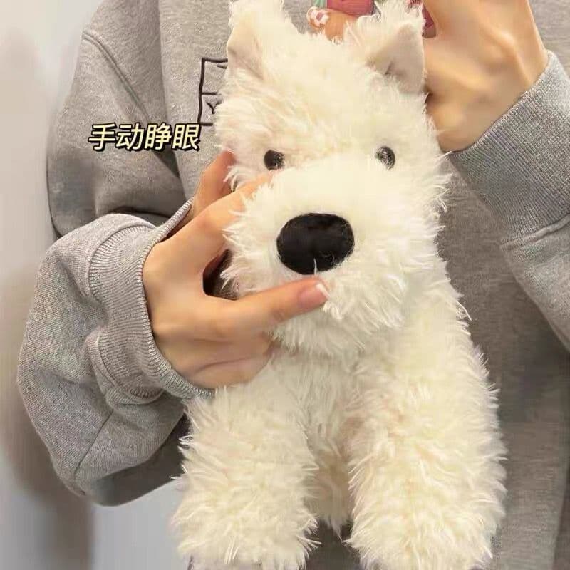 犬 ぬいぐるみ もふもふシュナウザーのお友達