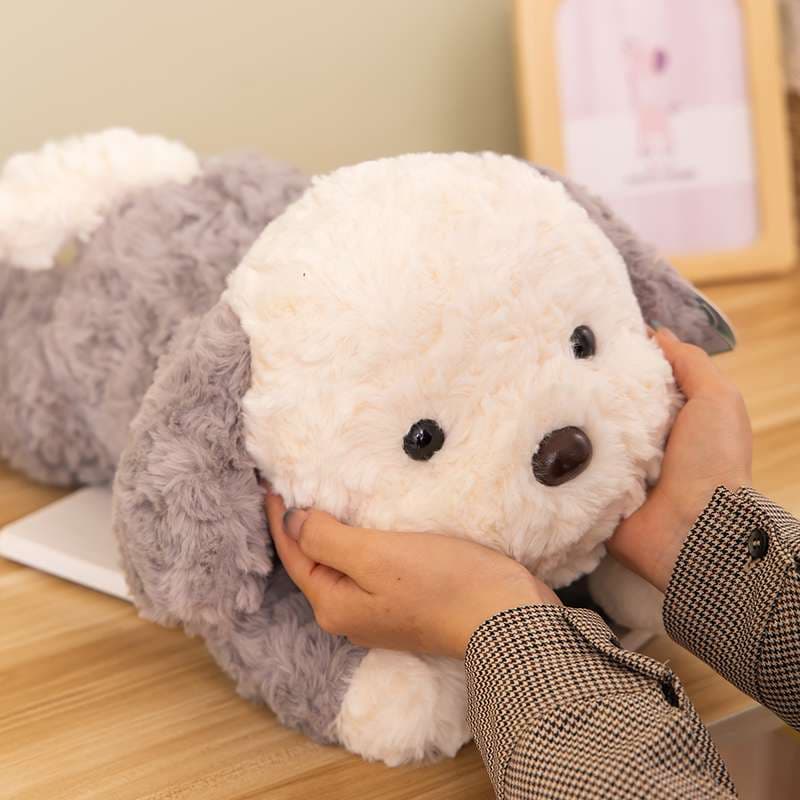 犬 ぬいぐるみ やさしい表情のシュナウザーぬいぐるみ