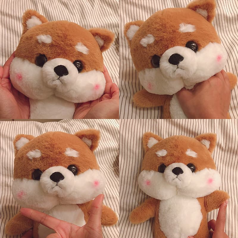 犬 ぬいぐるみ もちもち柴犬のふわふわぬいぐるみ