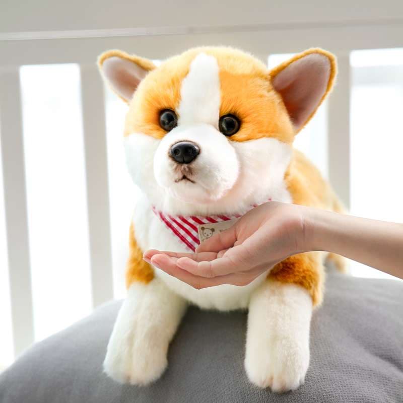 犬 ぬいぐるみ もふもふ癒し柴犬ぬいぐるみ