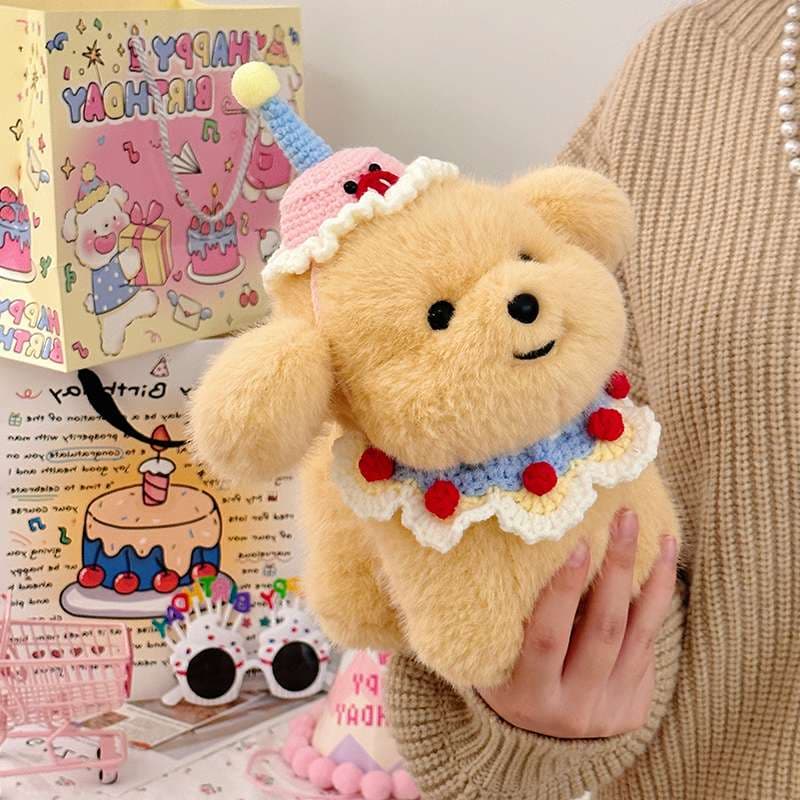 犬 ぬいぐるみ お誕生日パーティーポメちゃんぬいぐるみ