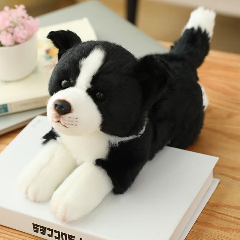 犬 ぬいぐるみ ふわもこ牧羊犬の赤ちゃん抱き枕