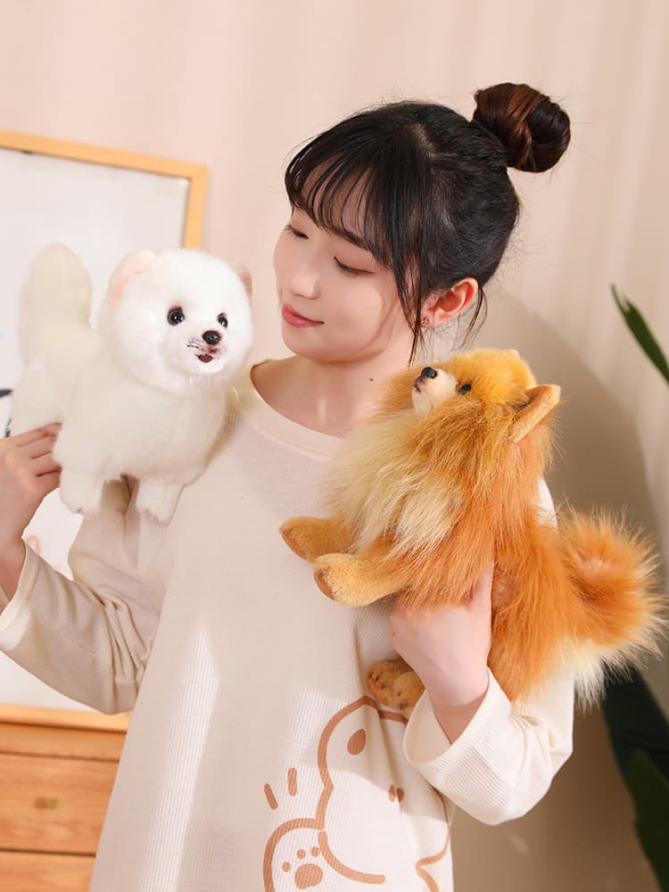 犬 ぬいぐるみ もふもふポメラニアン 癒しの親友